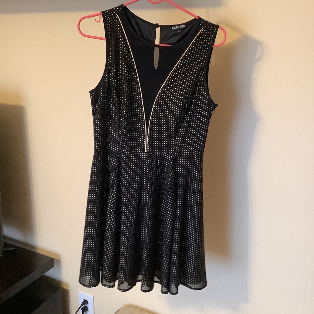 Black and Gold Party Dress